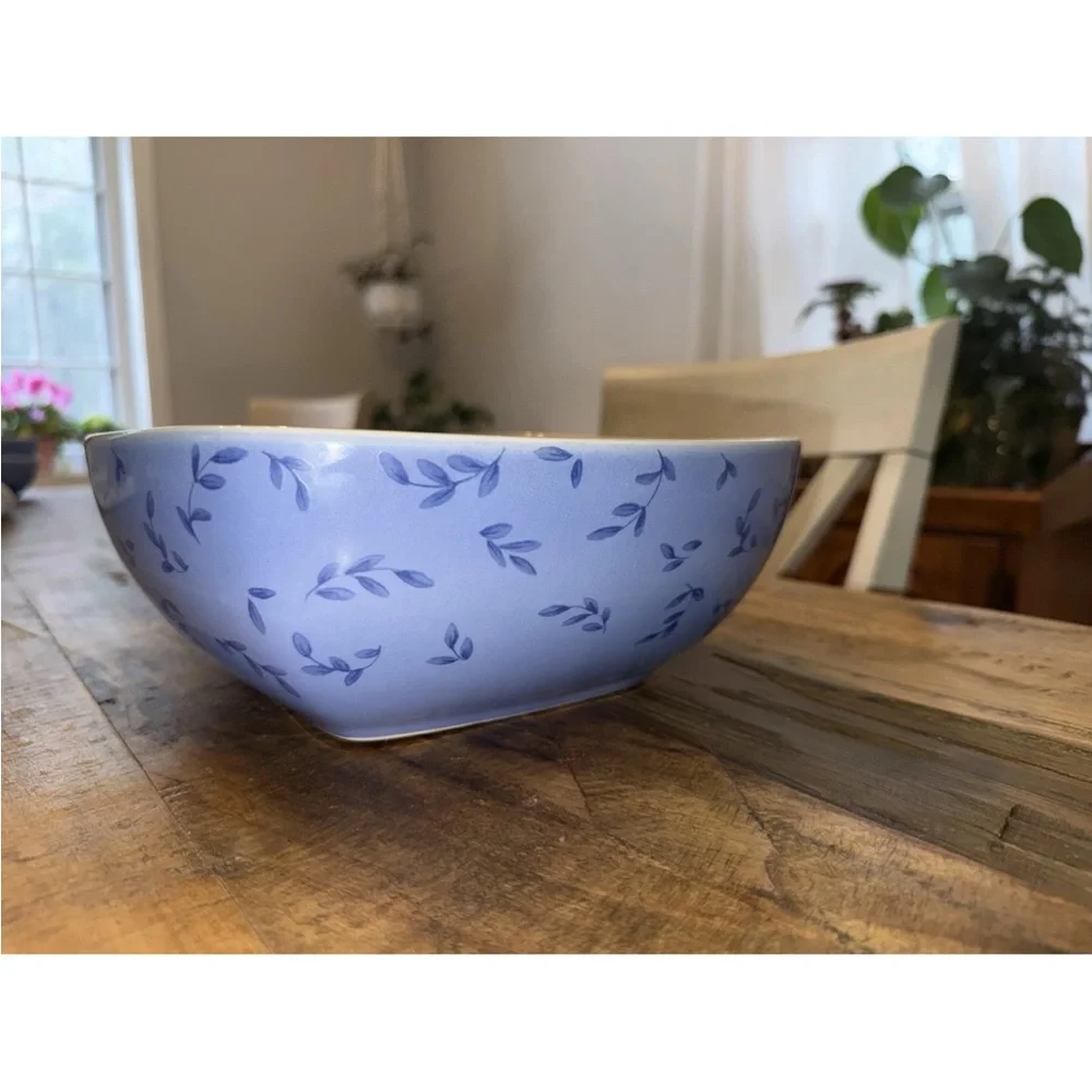 Pfaltzgraff Summer Breeze Salad Vegetable Serving Bowl-Square vintage